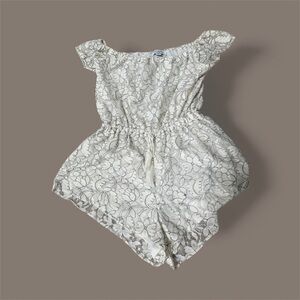 Floral Cream Playsuit